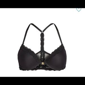 Natori Feathers Racerback Bra. Green.